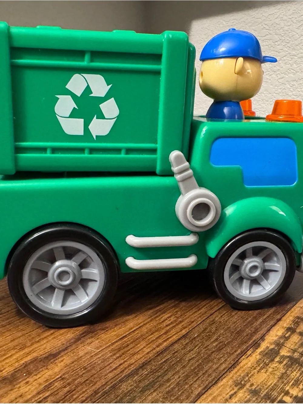 The Learning Journey on the go Recycling Truck -Toy with Driver Figure